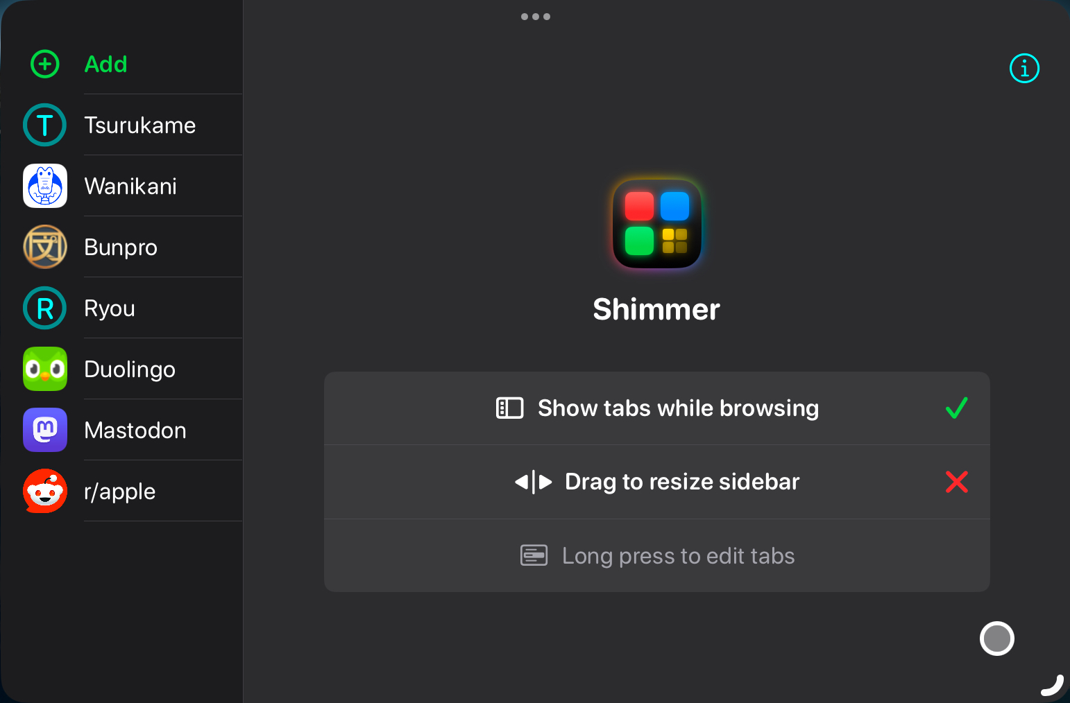 Shimmer Browser